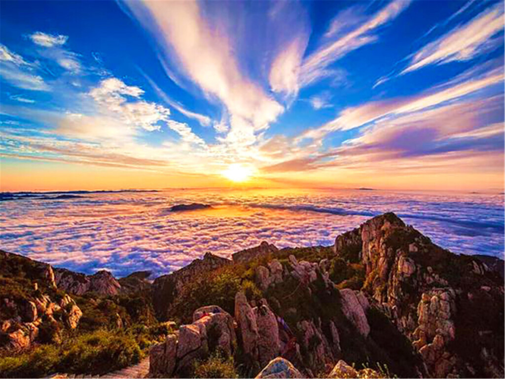 孔林,泰山,封禅大典,串游山东典人文景点与自然景点,五岳独尊泰山