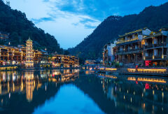 古城夜景 景点模块