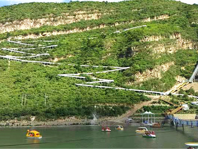  野三坡百里峡-十渡孤山寨2日游>含惊险刺激河道皮艇漂流,15项水上