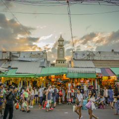 BANGKOK,THAILAND - 2016 July 31 : 
The Chatuchak or Jatujak Weekend Market, a popular tourist destination.
is the largest market in Thailand. open Saturday and Sunday.