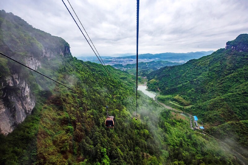 行动#【途牛首发】雨后的张家界天门山,简直太了!