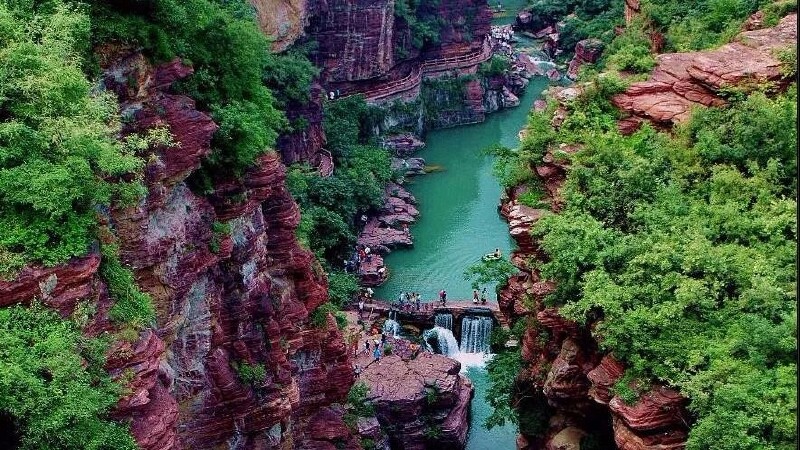 云台山核心景点:红石峡