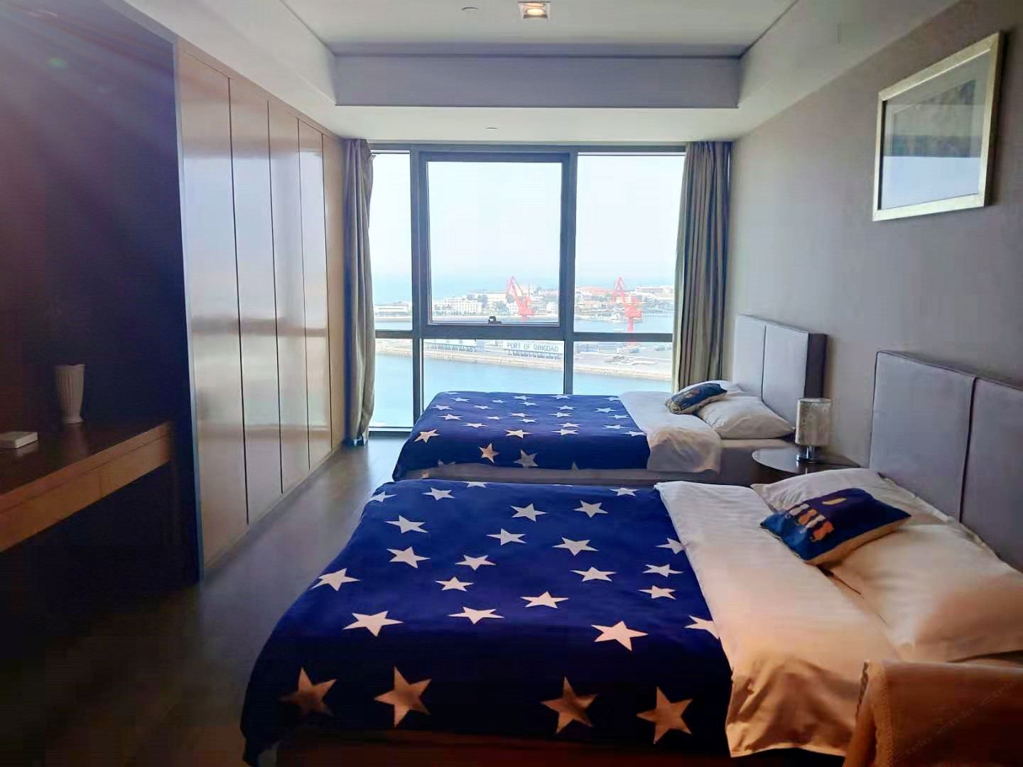温馨海景家庭房