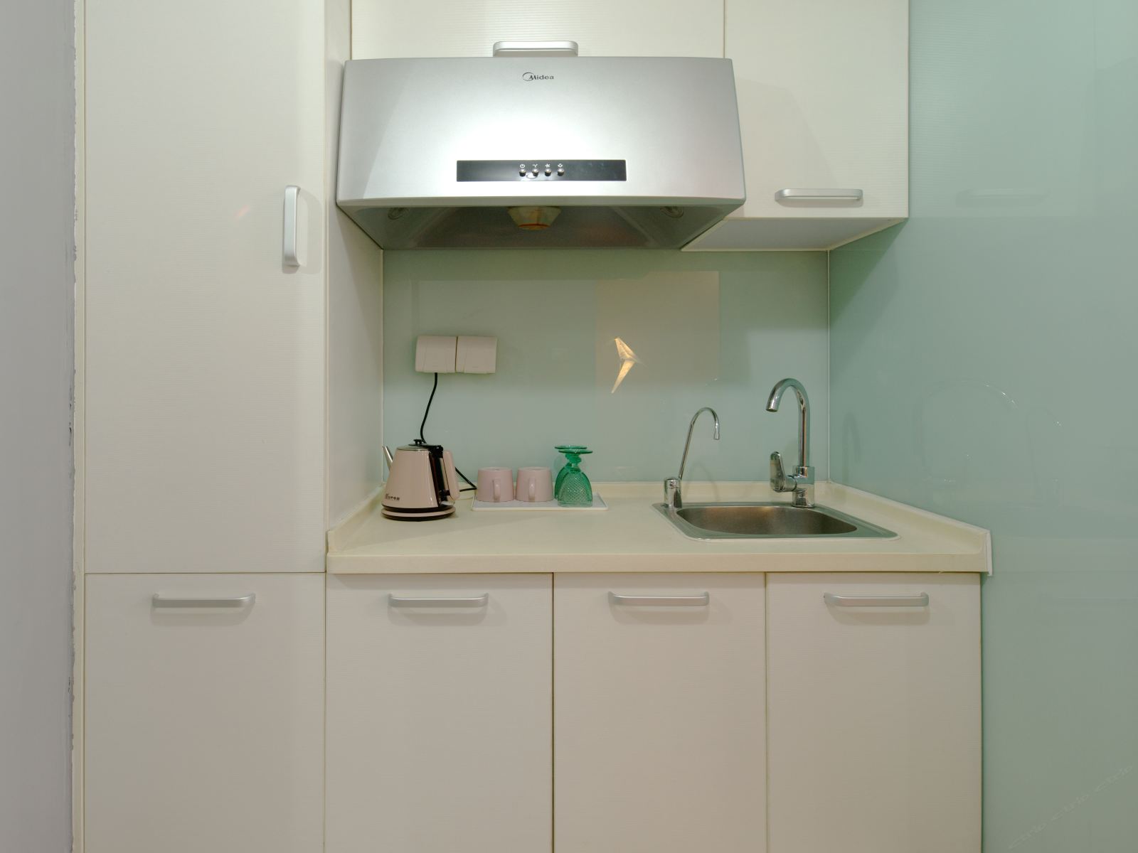 鹿屋港风江景投影大床房