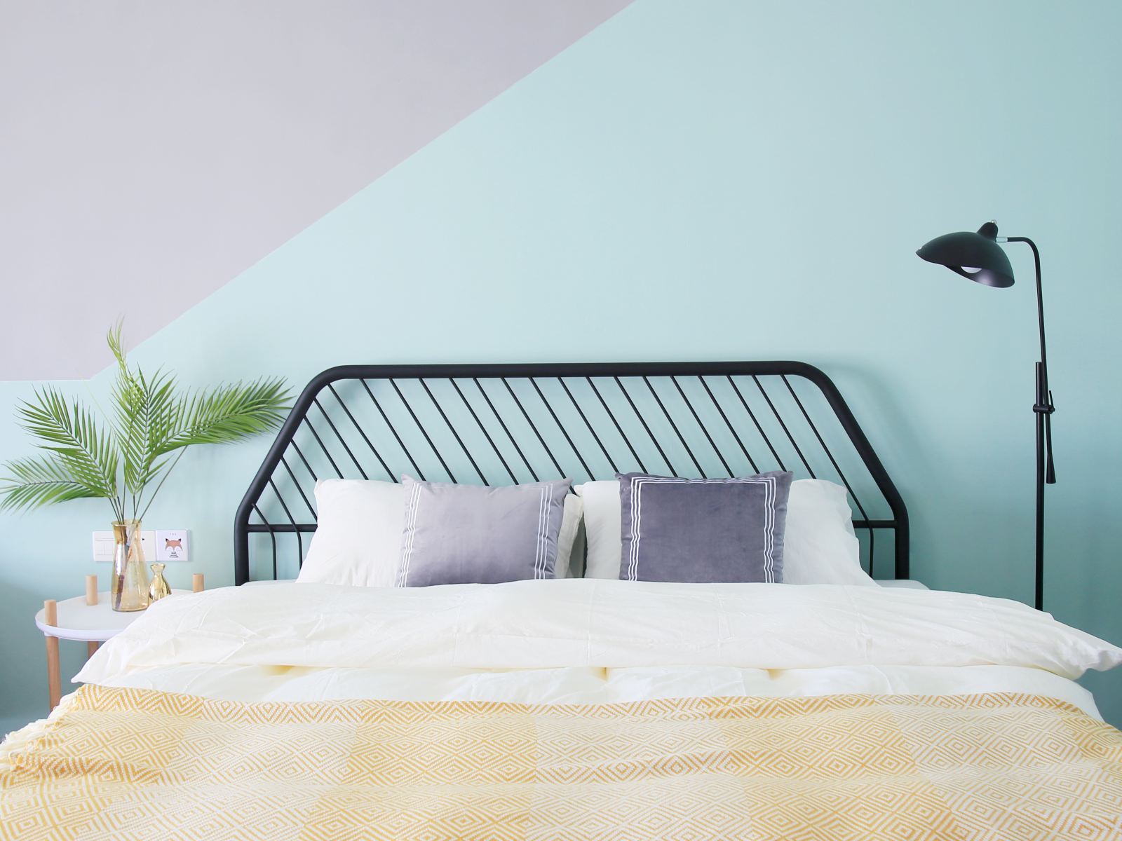 鹿屋港风江景投影大床房