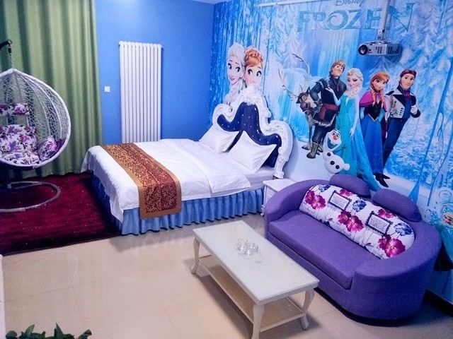 冰雪奇缘主题观影房