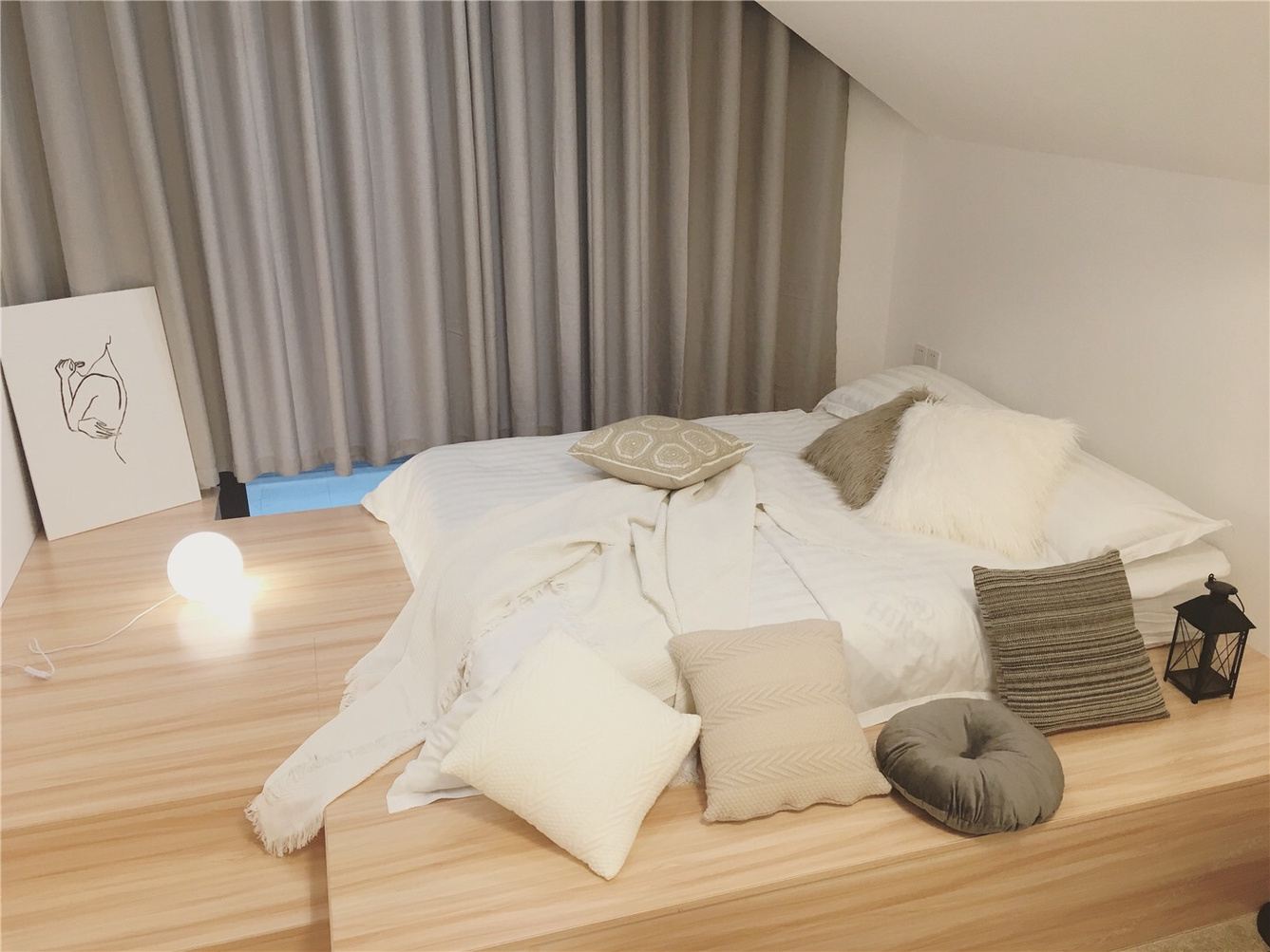 舒适一室二床房