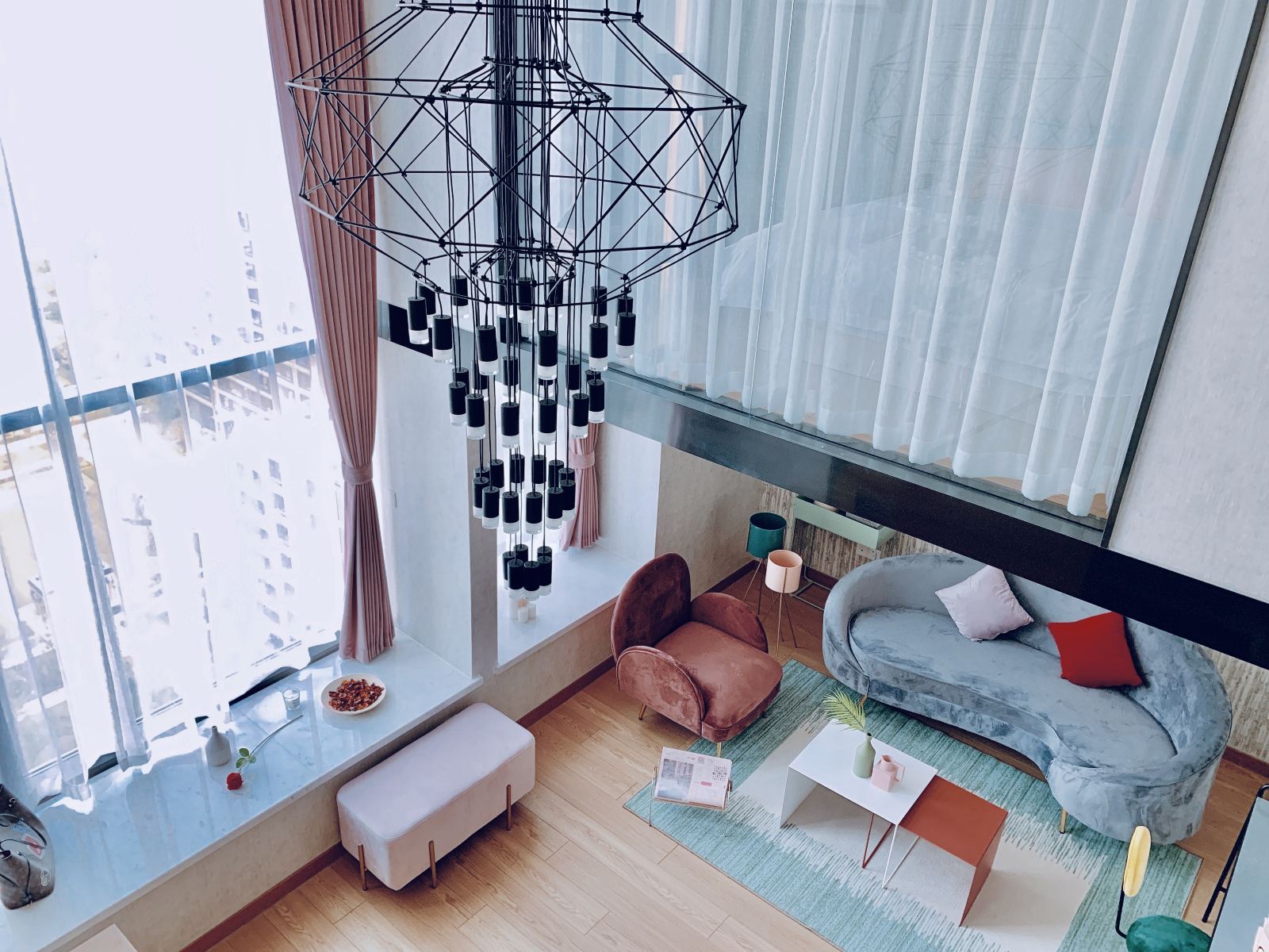 INS风LOFT景观大床房