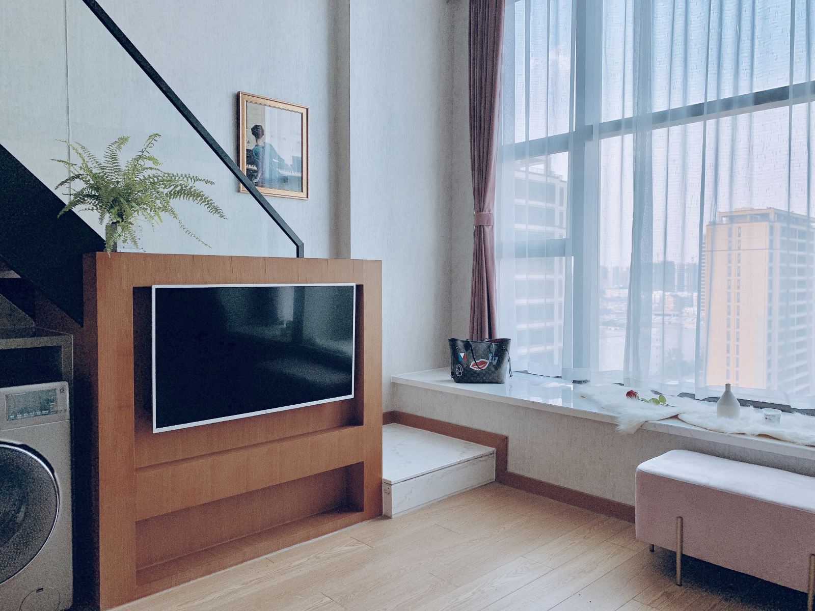 INS风LOFT景观大床房