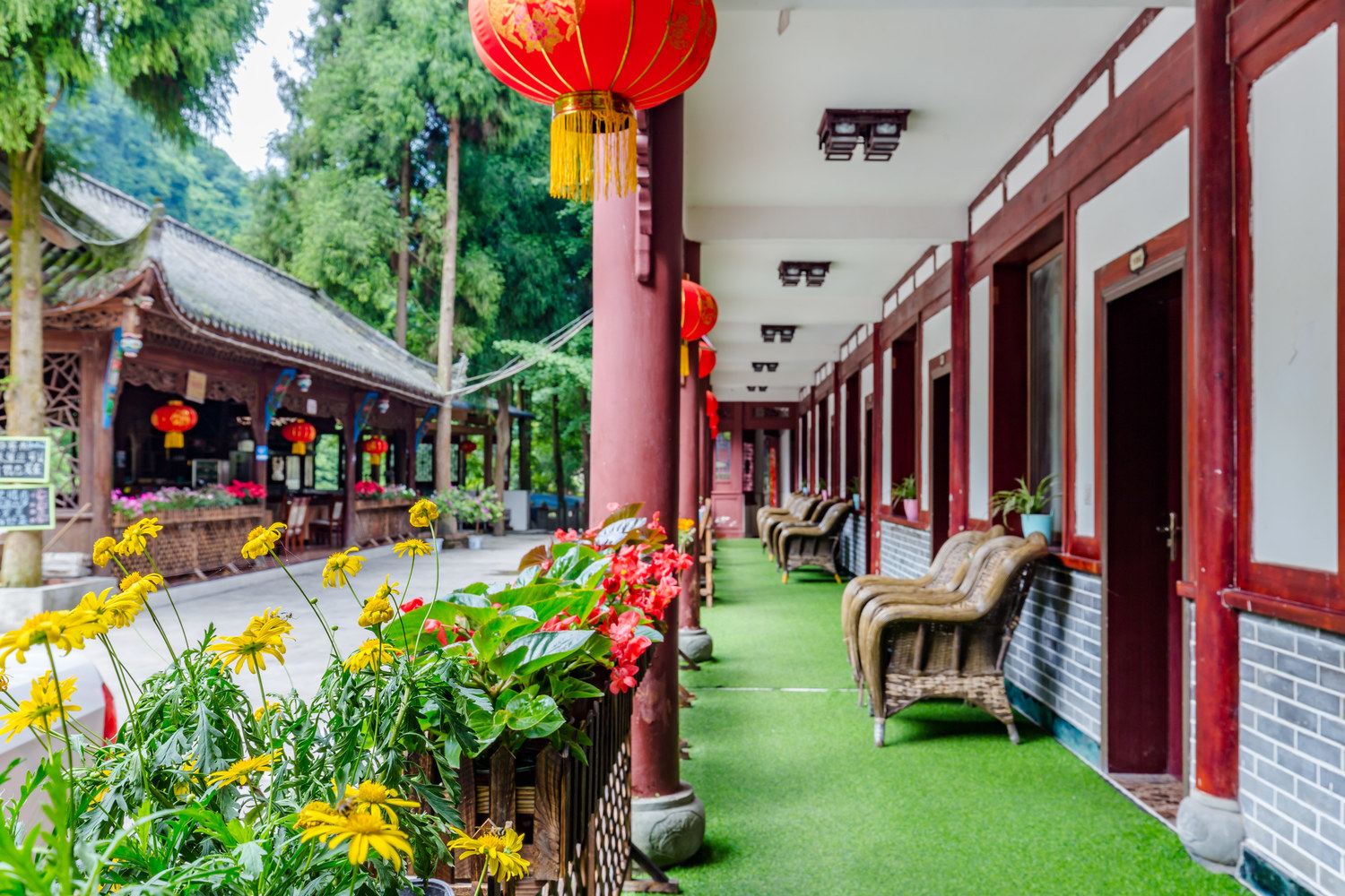 成都五龙精品度假山庄（登山口店）客栈