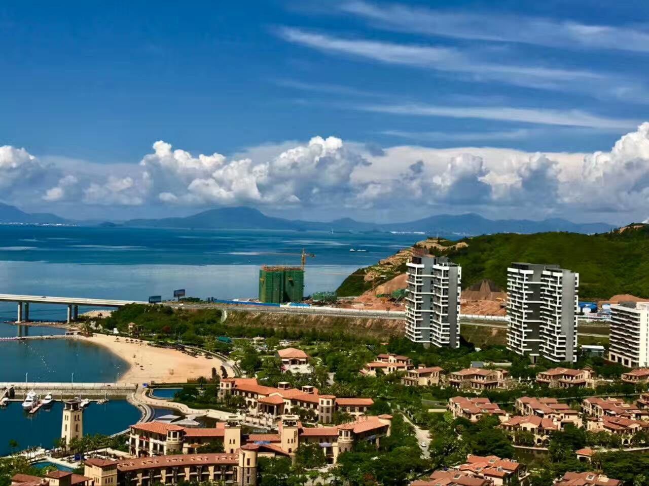 惠州合正东部湾鸟瞰海景度假屋普通公寓