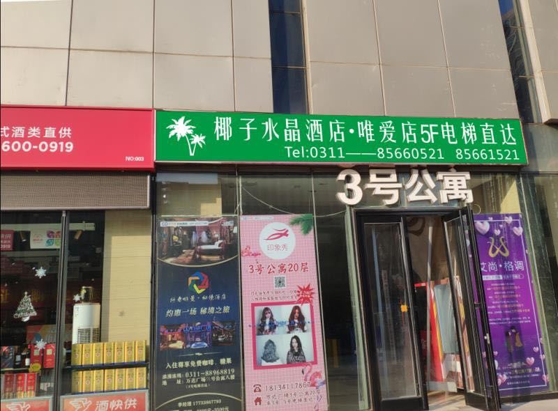 椰子水晶酒店(石家庄唯爱店)