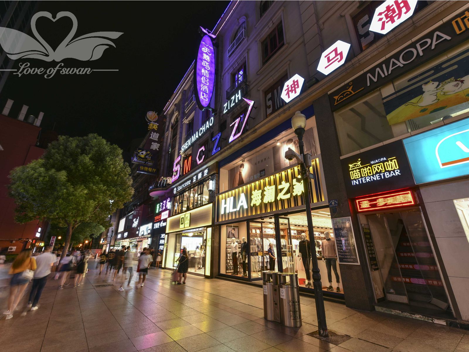 天鹅恋情侣主题酒店(武汉江汉路地铁站店)