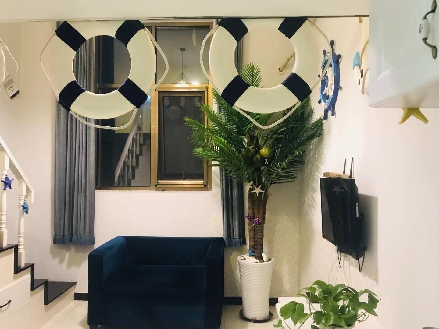海洋主题loft房
