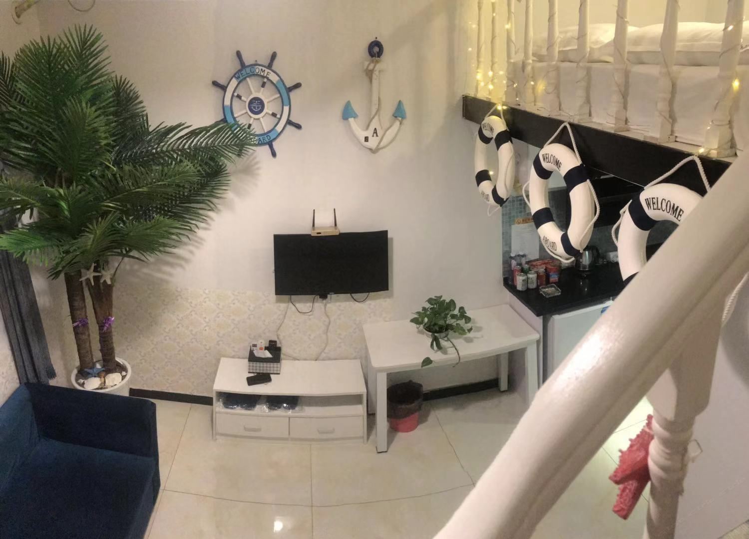 海洋主题loft房