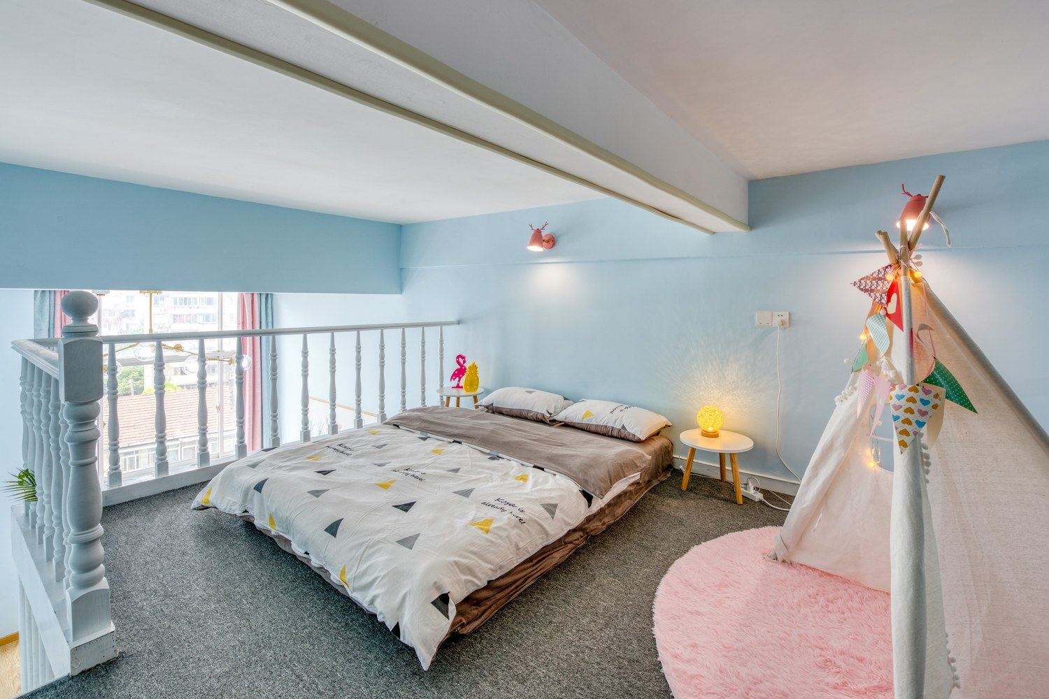 loft二室二床房