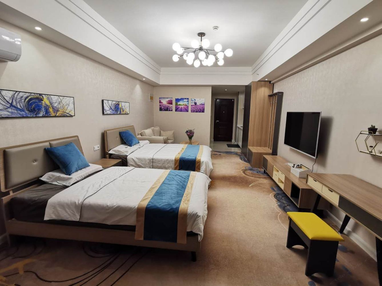 普通一室二床房