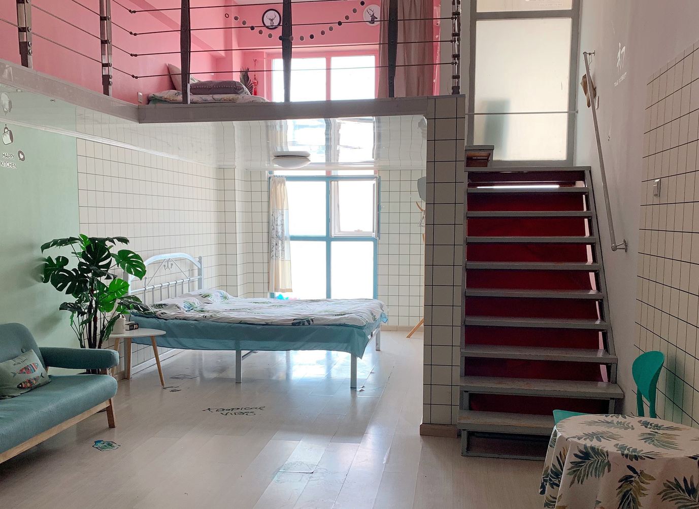 loft一室二床房
