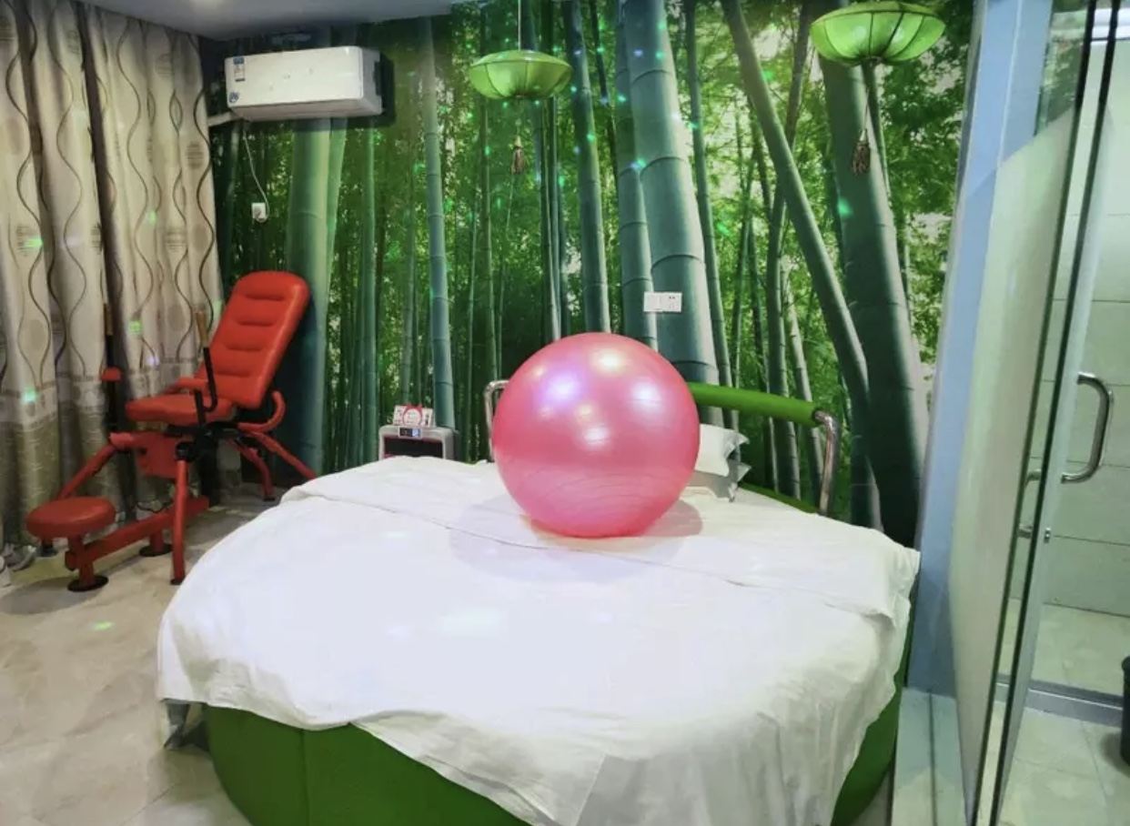 电动圆床房