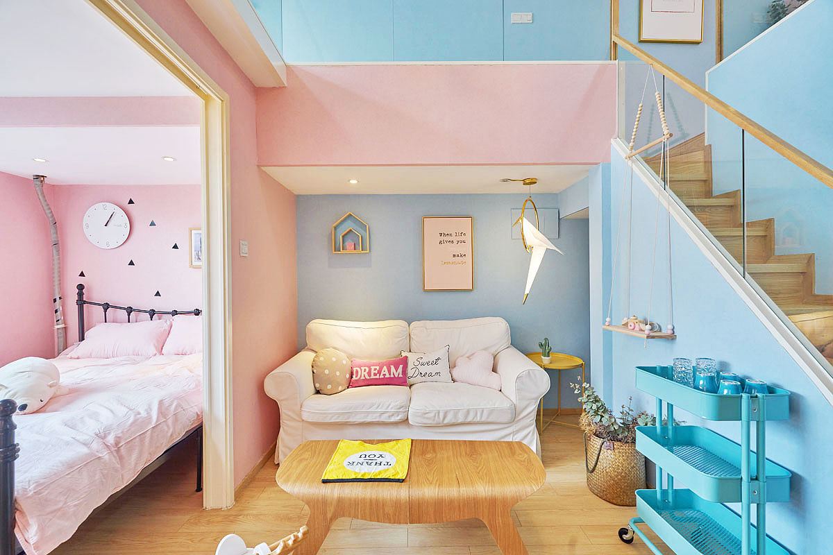 温馨loft二室二床房