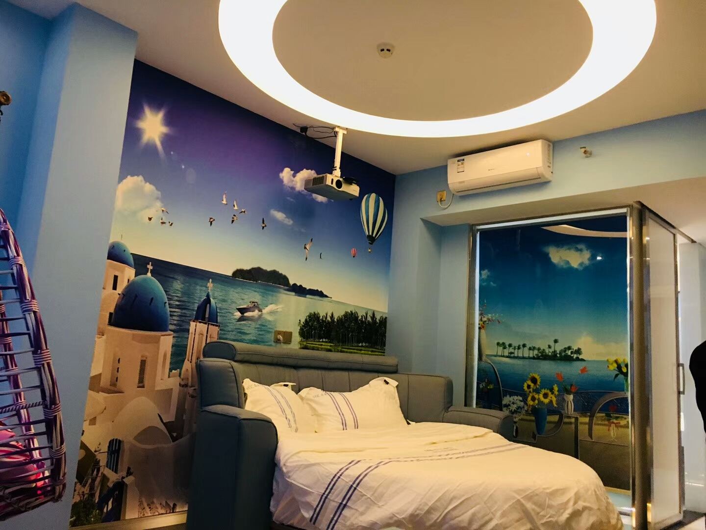星月浪漫圆床房
