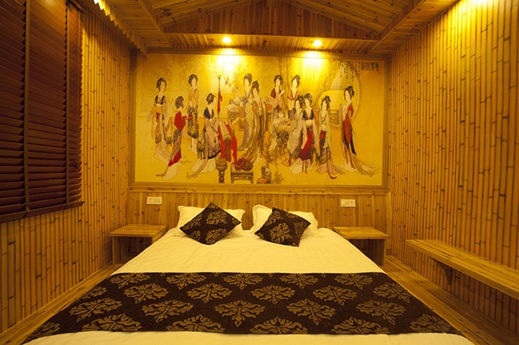 竹林小屋榻榻米大床