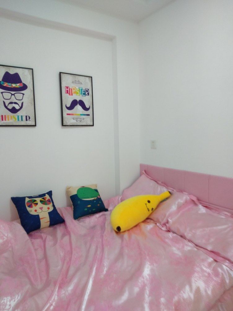 粉色二室二床房
