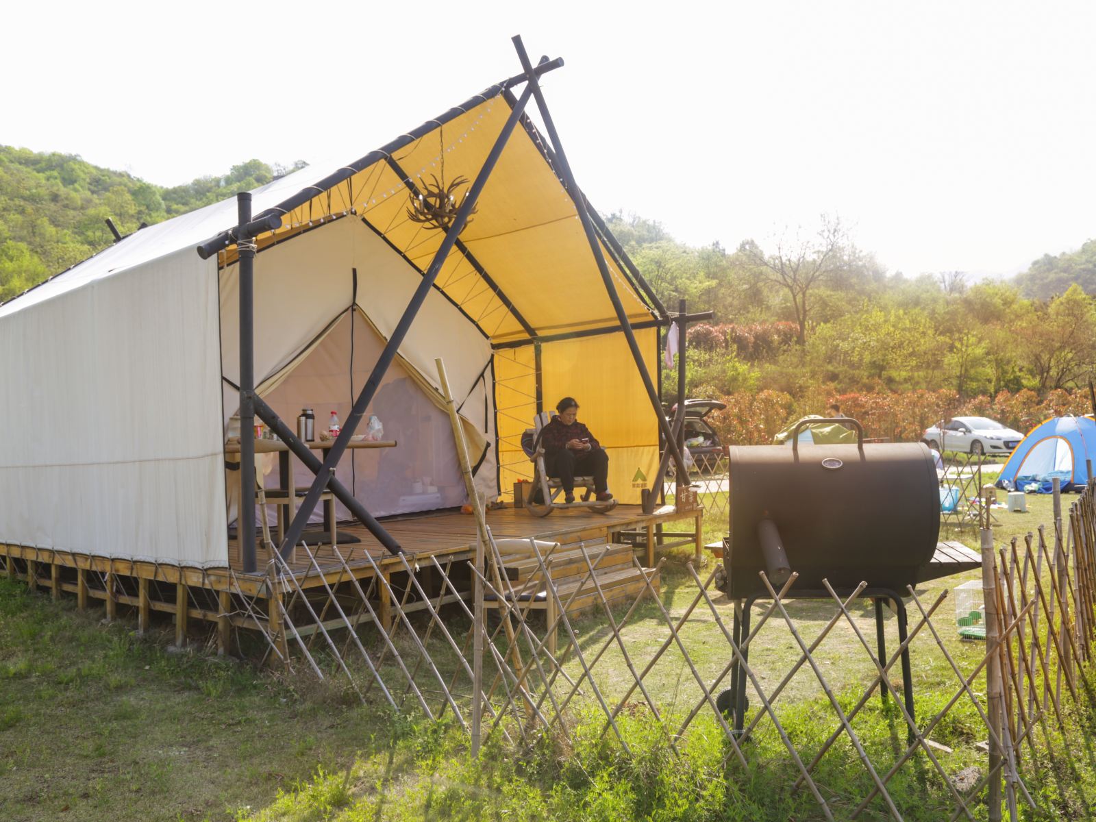 武汉篷客露营姚家山露营地