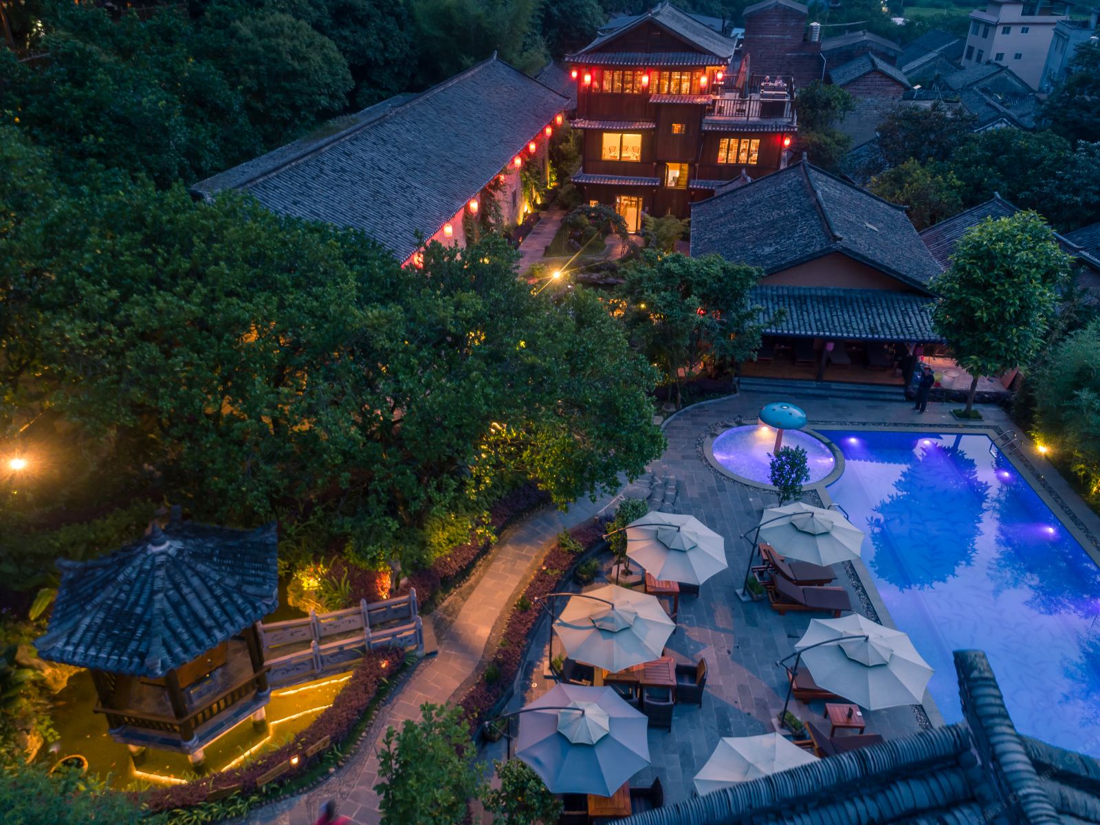 阳朔墨兰山舍古建文化酒店