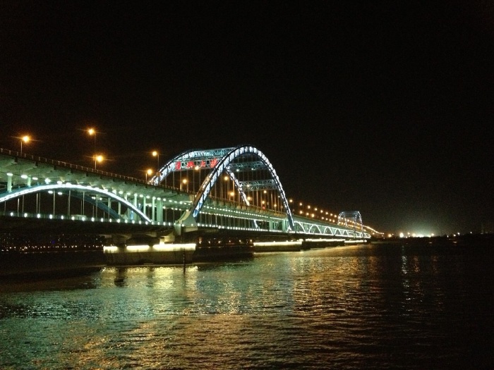 钱塘江大桥夜景