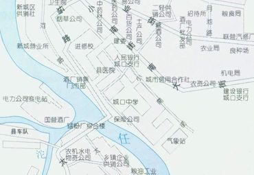 重庆城口县城区图图片