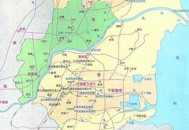 山东东营垦利县地图