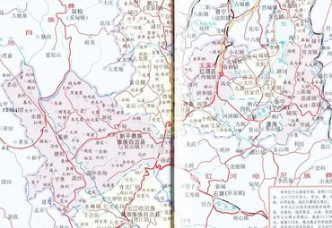 云南玉溪地图图片