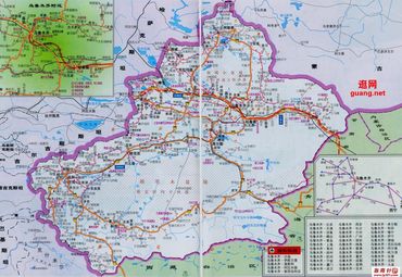 新疆地图图片