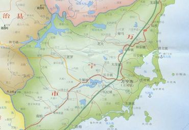 万宁市地图图片