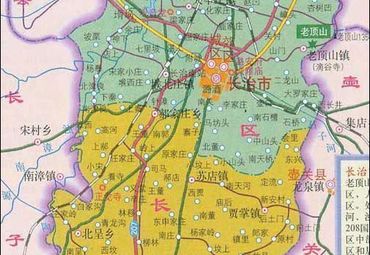 长治的地理位置:  长治市位于山西省东南部.