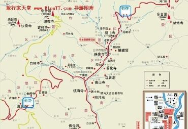 山西五台山风景名胜区地图