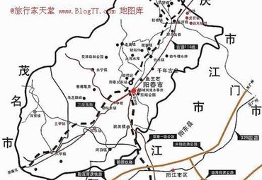 广东阳春市地图(8/20)图片