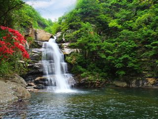 麻城桐枧冲瀑布群风景区