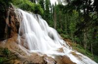 参观扎嘎大瀑布