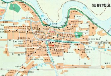 仙桃市地图图片