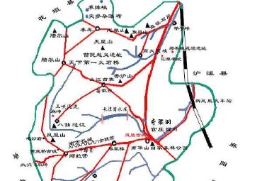 凤凰古城地图