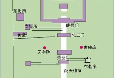 嵩山中岳庙地图