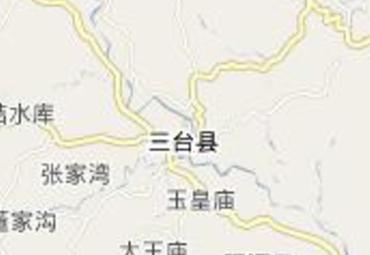 三台县地图