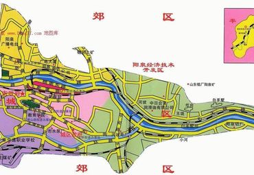 山西阳泉市区地图图片