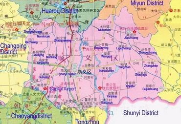 北京市顺义区行政区划地图图片