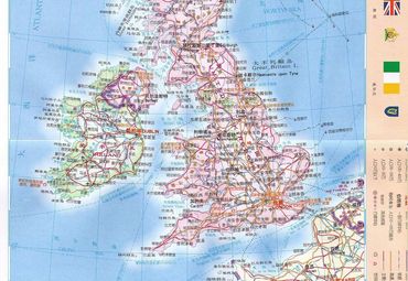 【英国地图中文版】英国全图查询_2016欧洲英国电子图片