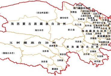 青海省地图3