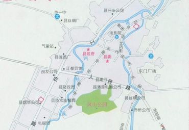 重庆垫江县城区地图图片