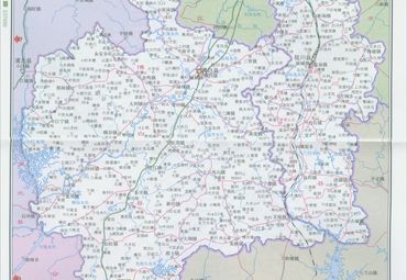 广西玉林陆川县,博白县地图图片